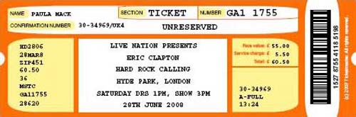 Eric Clapton - Hard Rock Calling -London